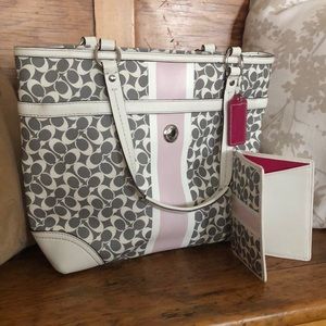 Coach bag and wallet